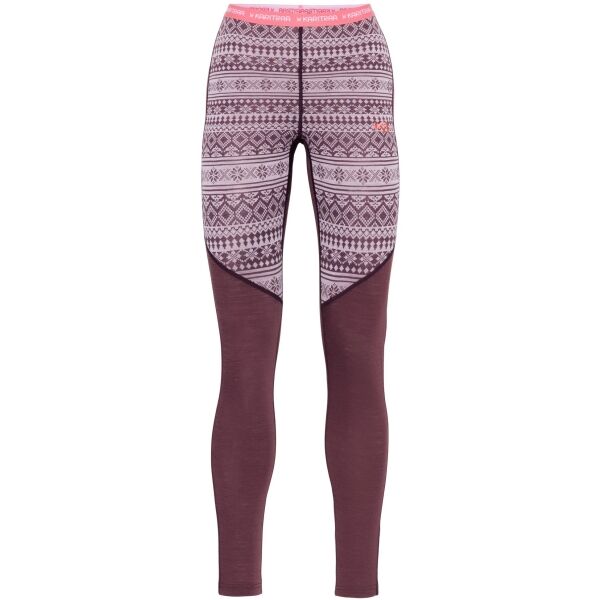KARI TRAA MINA PANT Damen-Funktionsleggings, braun, größe XL