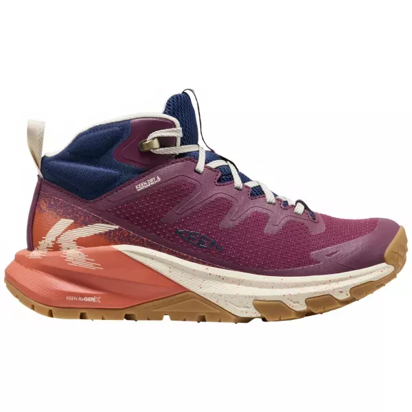 Keen TARGHEE APEX Wanderschuhe für Damen, weinrot, größe 38