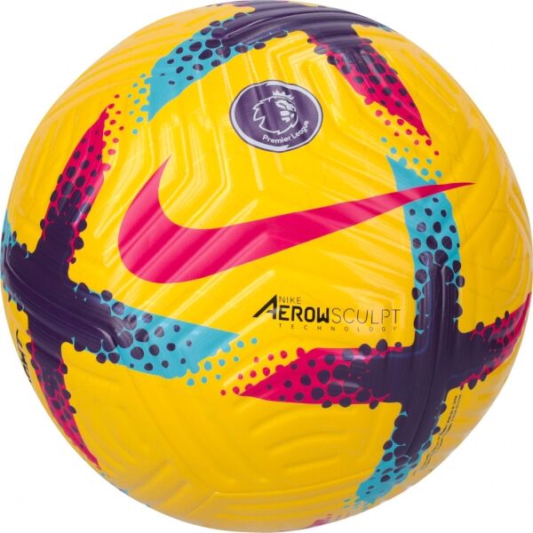 Nike PREMIER LEAGUE FLIGHT Fußball, gelb, größe