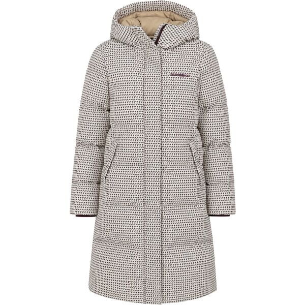 FUNDANGO COSYCOAT LONG PADDED JACKET Langer Wintermantel für Damen, weiß, größe M