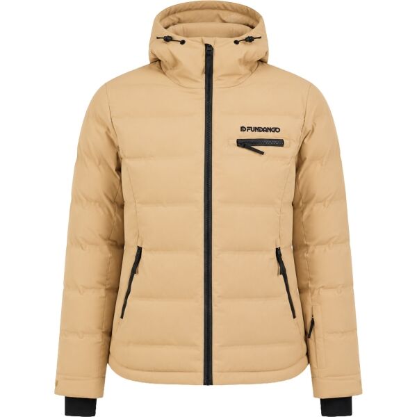 FUNDANGO RODNEY ECO PADDED JACKET Skijacke für Damen, golden, größe M