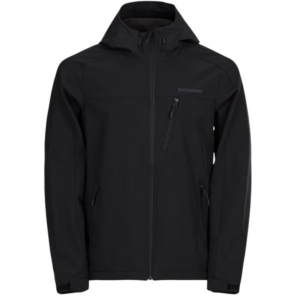 FUNDANGO FAIRBANKS SOFTSHELL JACKET Herren Softshelljacke, schwarz, größe XXL
