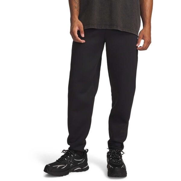 Under Armour UNSTOPPABLE FLEECE TEXTURED Trainingshose für Herren, schwarz, größe L
