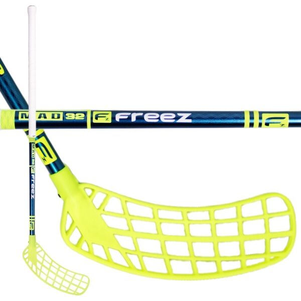 FREEZ MAD 32 ROUND MB R Floorballschläger, blau, größe 85