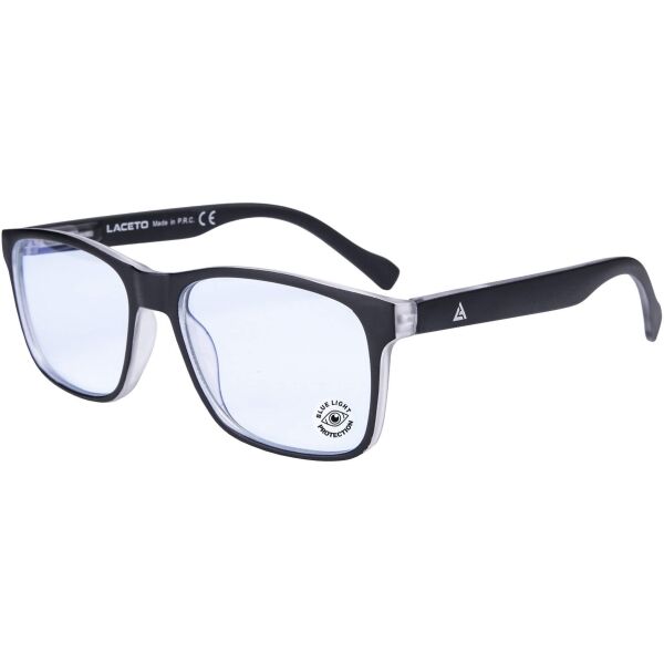 Laceto BLUES Brille für den Computer, schwarz, größe