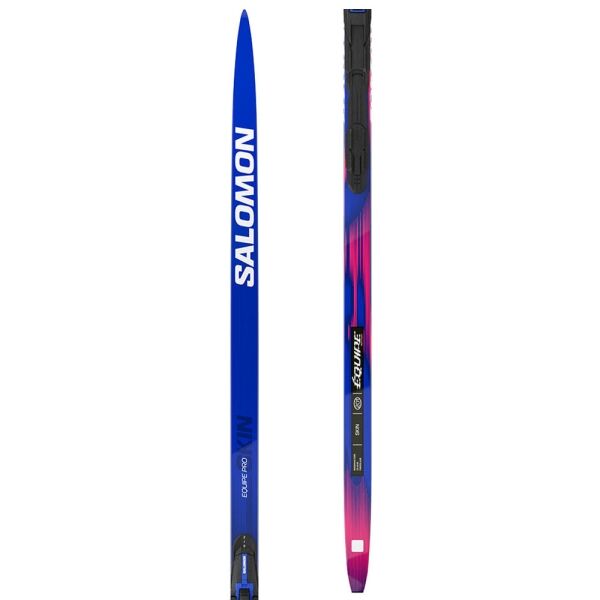 Salomon EQUIPE PRO SKIN STIFF (AND SHIFT EQ CL) Unisex-Langlaufset mit Bindung für klassische Technik, blau, größe 188
