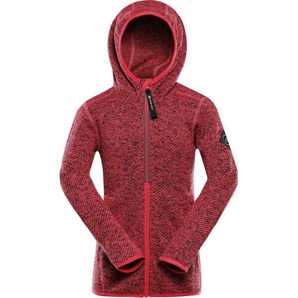 ALPINE PRO ZEGO 3 Kinder-Strickjacke, rot, größe 140-146