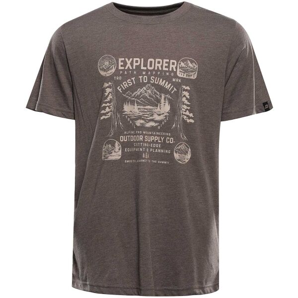 ALPINE PRO GREM 3 T-Shirt für Herren, braun, größe M