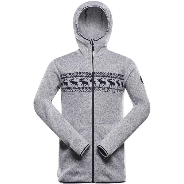 ALPINE PRO NORES Warme Kapuzenjacke für Herren, grau, größe