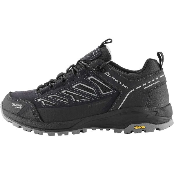 ALPINE PRO RIAWE Lederschuhe, schwarz, größe 43
