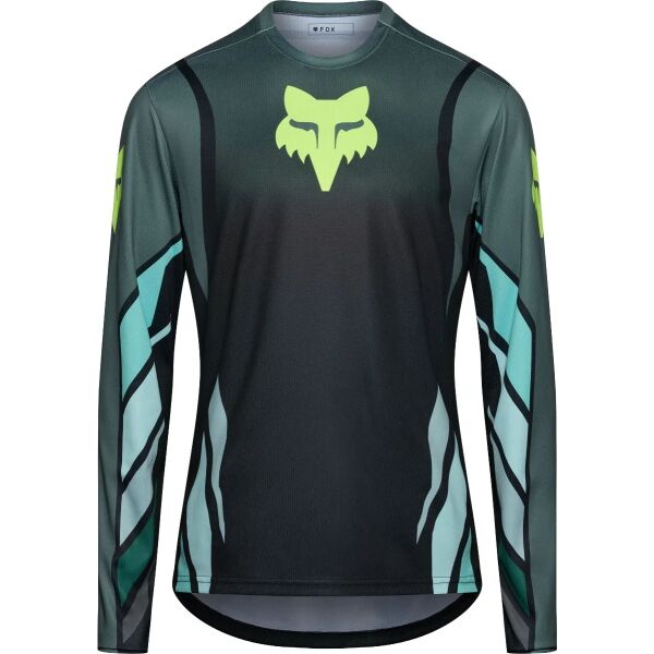 Fox RANGER LS JERSEY FOUNDRY Herren-Radtrikot, dunkelgrün, größe S