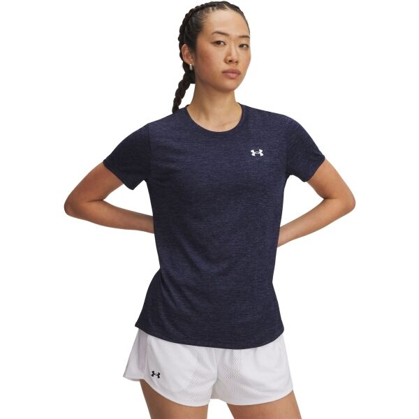 Under Armour TECH TWIST Damen-T-Shirt, dunkelblau, größe M