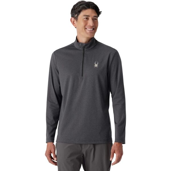 Spyder PROSPECT 1/2 ZIP Funktionales Sweatshirt für Herren, dunkelgrau, größe S