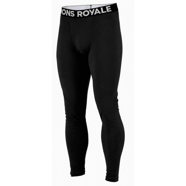 MONS ROYALE CASCADE MERINO BASE LAYER LEGGING Funktionale Unterziehhose für Herren, schwarz, größe XXL