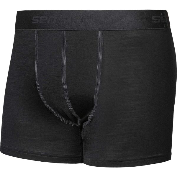 Sensor MERINO ACTIVE Herrenboxershorts, schwarz, größe S