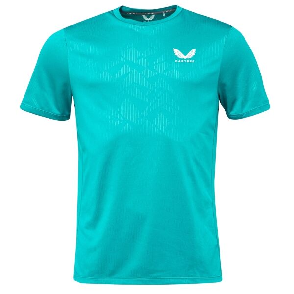 CASTORE AOP SS T-SHIRT Sportliches T-Shirt für Herren, grün, größe L