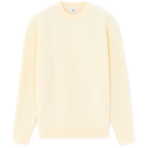 CELIO PECLO Herrenpullover, gelb, größe L