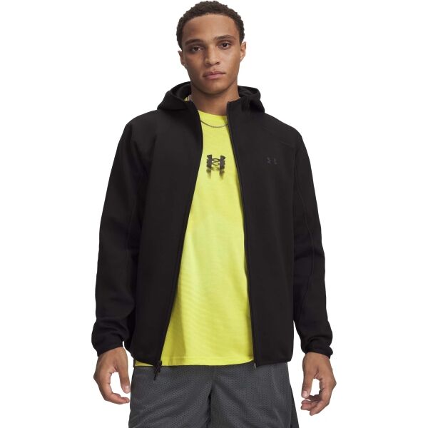 Under Armour UNSTOPPABLE FLEECE Kapuzenjacke für Herren, schwarz, größe L