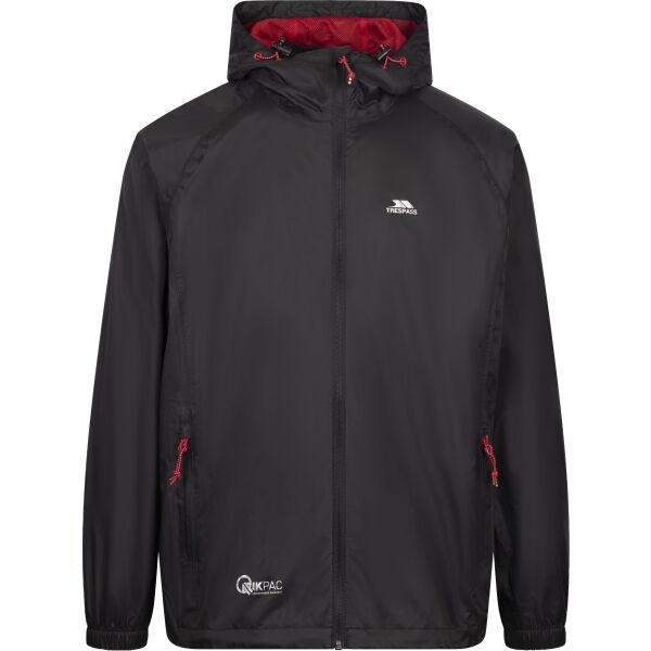 Trespass QIKPAC JACKET Wasserdichte Jacke, schwarz, größe XXXL