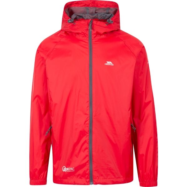 Trespass QIKPAC JACKET Wasserdichte Jacke, rot, größe XL