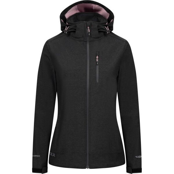 DLX LORIMER Damen-Softshelljacke, schwarz, größe S