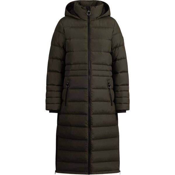 DLX EILIDH Damen-Daunenmantel, khaki, größe L