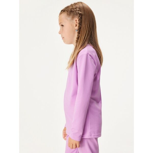 UNUO COMFORT Thermounterhemd für Kinder, violett, größe 110-116