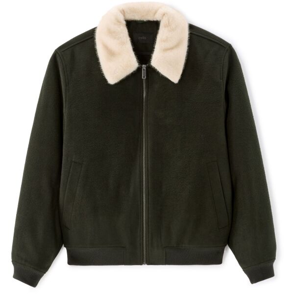 CELIO PUPILOT Gefütterte Herrenjacke, khaki, größe L