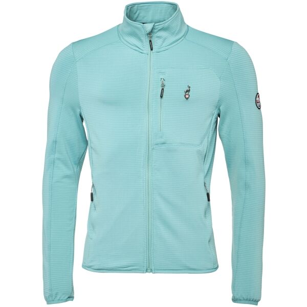 AULP TOBEY STRETCH KNIT JACKET Herren-Fleecejacke, hellblau, größe XL