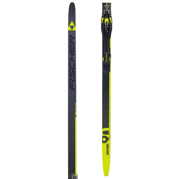 Fischer AEROLITE SKATE 90 STIFF SET   BDG RACE SKATE Langlaufski für Skating, schwarz, größe 186