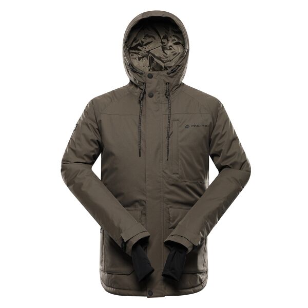 ALPINE PRO IRETAM Herren-Skijacke, khaki, größe XL