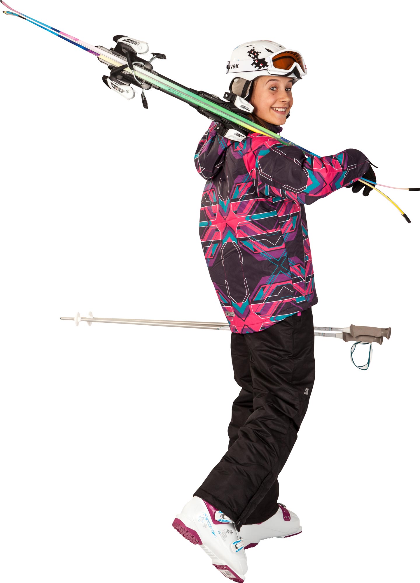 Dievčenske lyžiarske nohavice