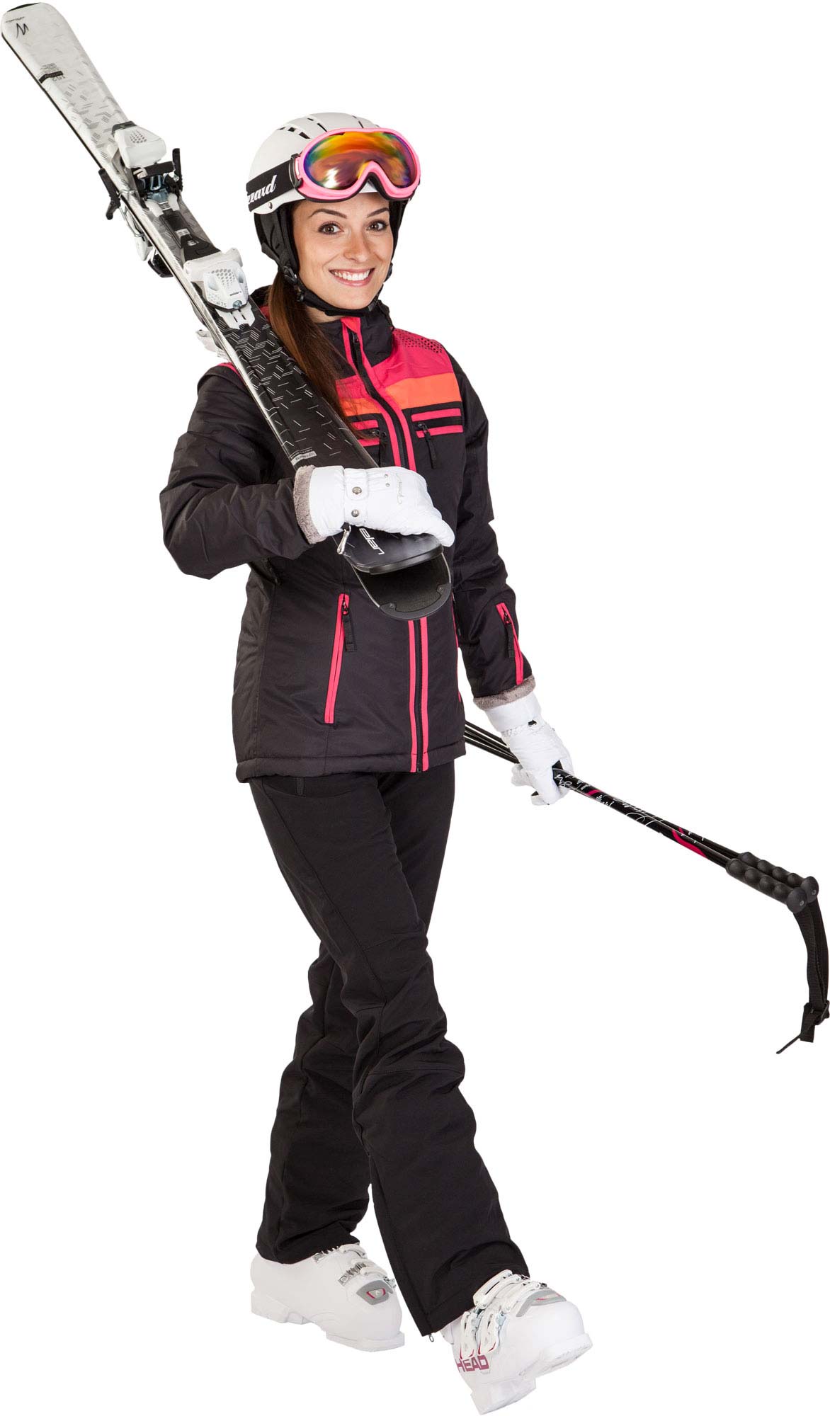 SNOW BLACK QT + EL7,6 - Women's Alpine Ski