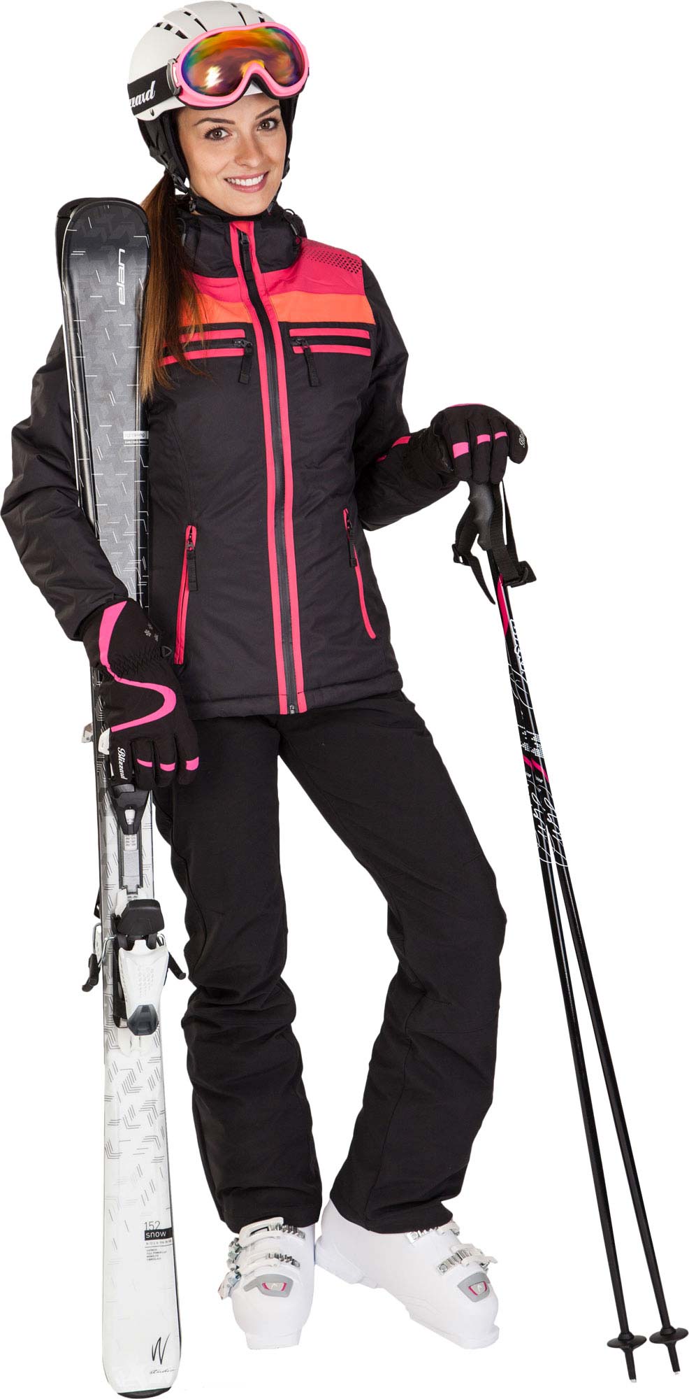 SNOW BLACK QT + EL7,6 - Women's Alpine Ski