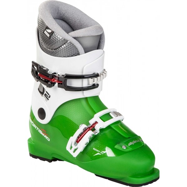 Alpina J2 Детски ски обувки, зелено, Veľkosť 19