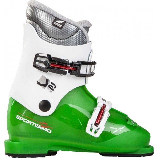 Alpina J2 Детски ски обувки, зелено, размер