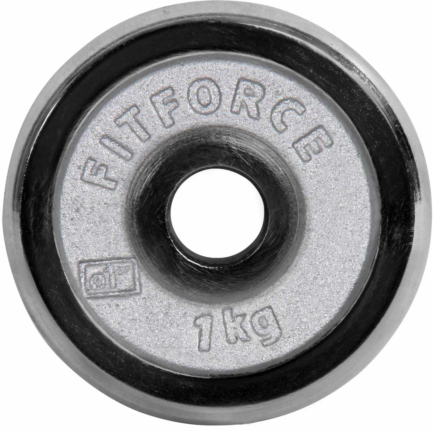 WEIGHT DISC PLATE 1KG CHROME - Weight Disc Plate