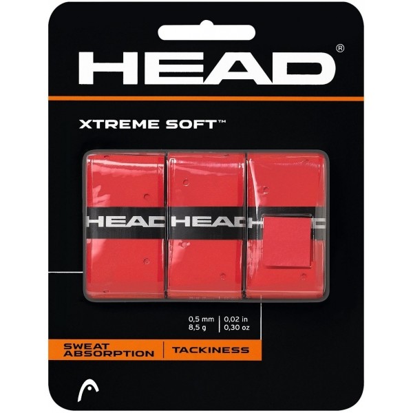 Head EXTREME SOFT Tennis grip tape, red, size OS