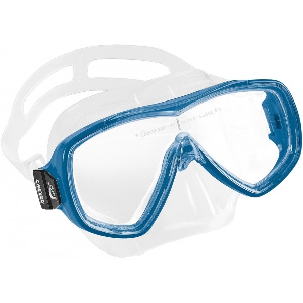 Cressi ONDA Taucherbrille, Blau, Größe Os