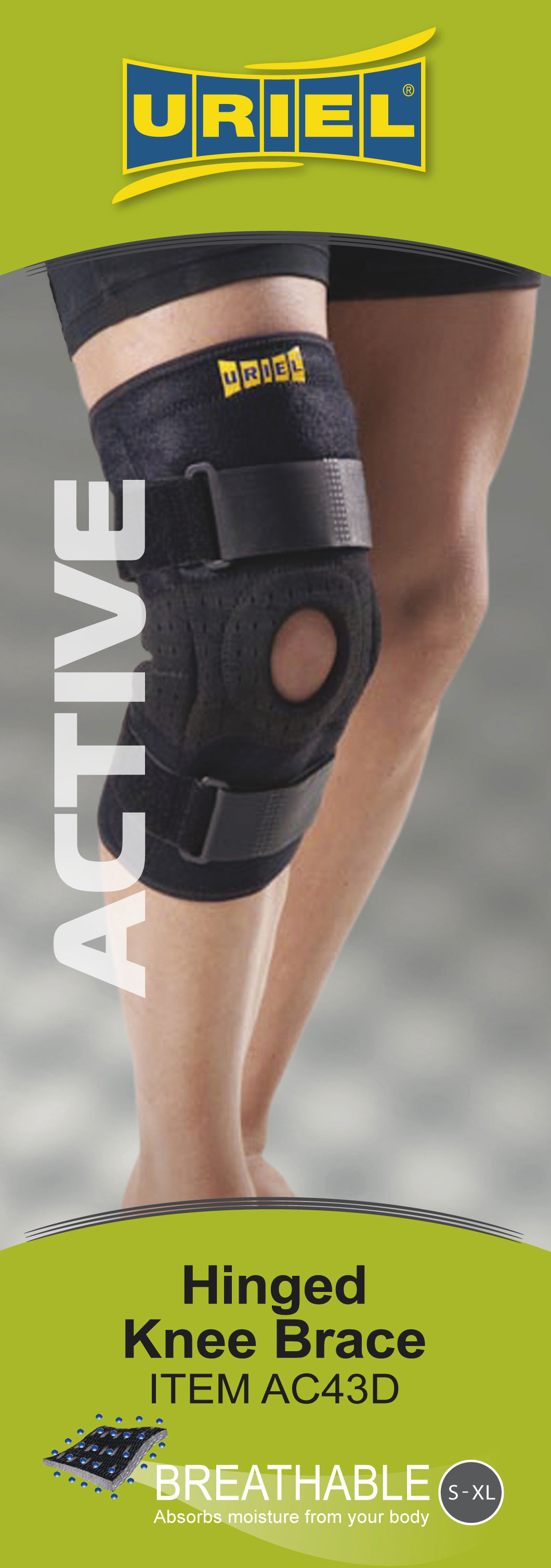 AC43D - Knee bandage with joint reinforcement