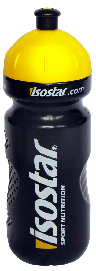 BIDON BLACK 650ML - Universal sports bottle