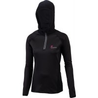 Women's sports pullover with a hood