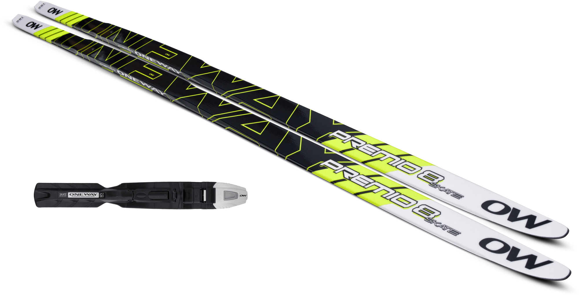 Cross country skis for skating style