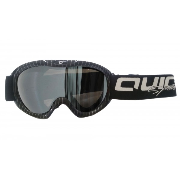 Quick JR CSG-030 Kinder Skibrille, Schwarz, Größe Os