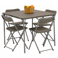 Kempový stůl a židle