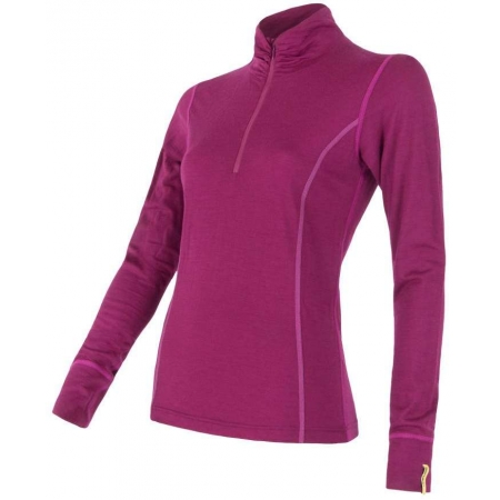 Sensor MERINO ACTIVE ZIP - Women's functional T-shirt