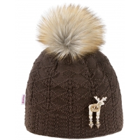 Dámská zimní čepice s jelení broží Deers