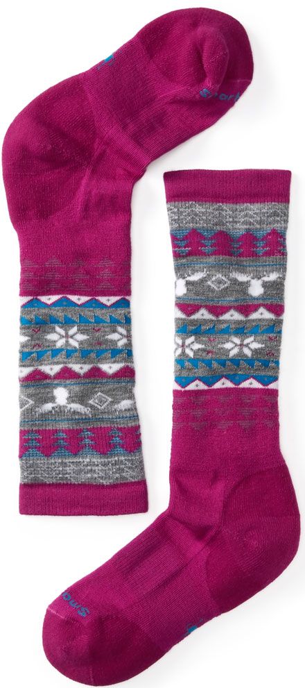 Детски скиорски три четвърти чорапи