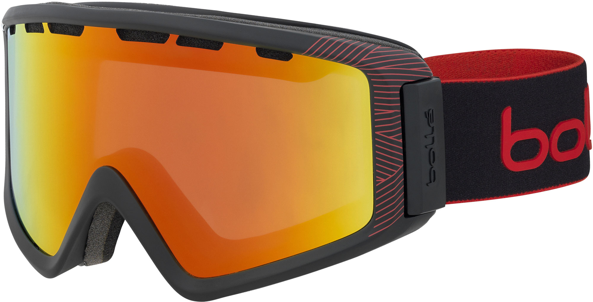 Downhill ski goggles with OTG