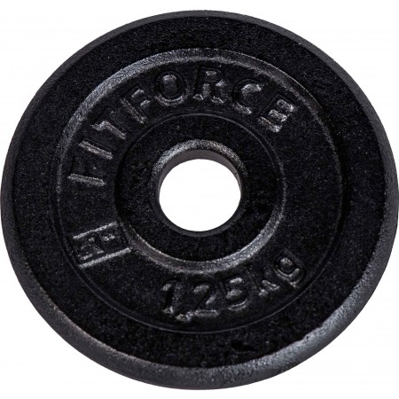 Fitforce WEIGHT DISC PLATE 1.25 KG BLACK - Weight disc plate